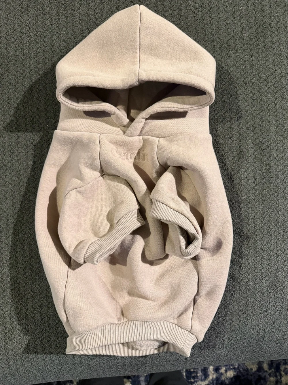 Soft Cream Dog Hoodie - Cozy Pet Sweatshirt